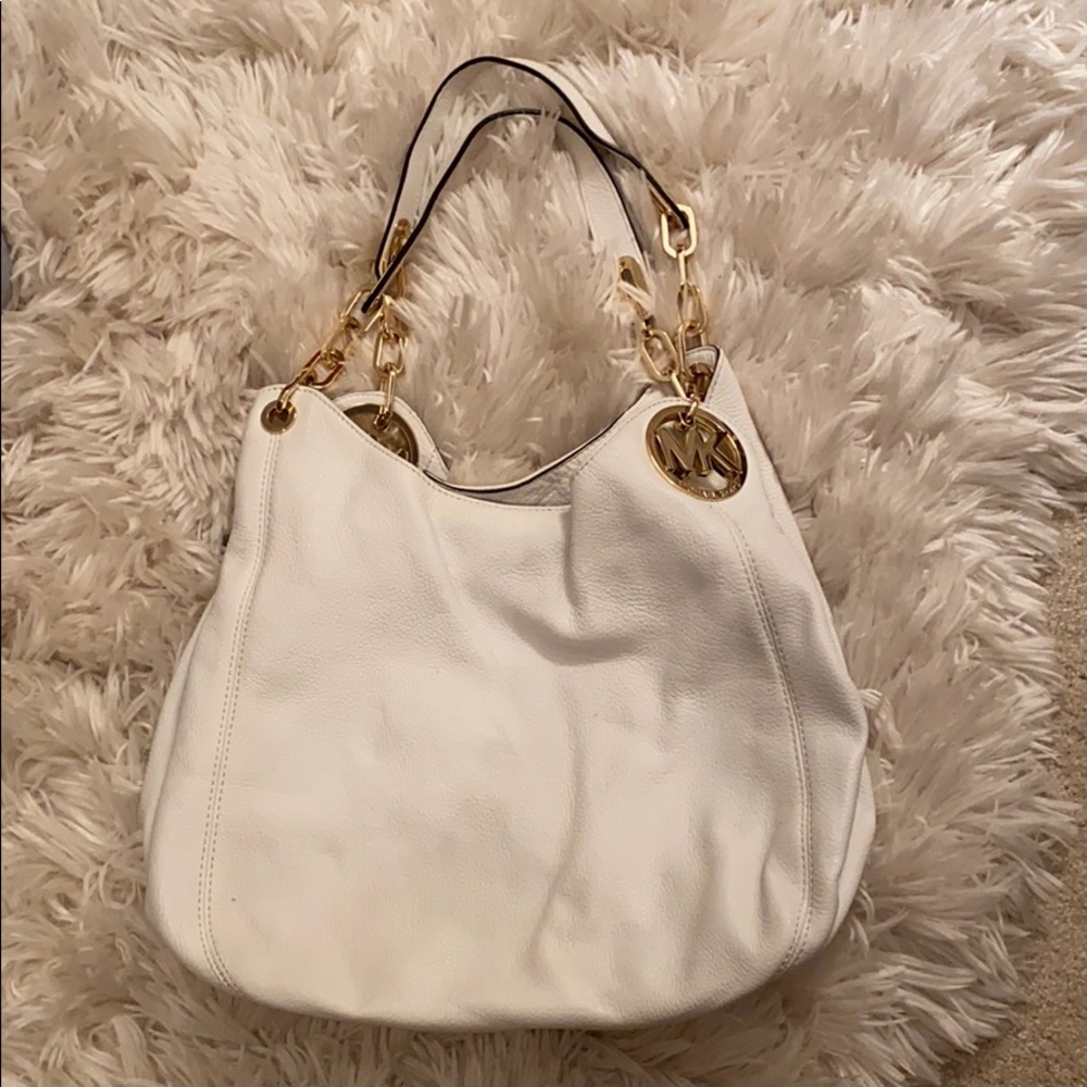 Michael Kors White Purse